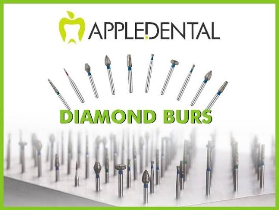 Picture of APPLEDENTAL Diamond Burs 10pcs